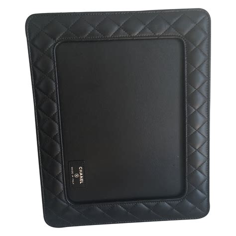 chanel ipad case black|chanel ipad case.